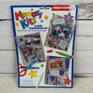 Memory Kits Urban Scene 6-Page Scrapbook Kit 59‎ Pieces Scrapbooking